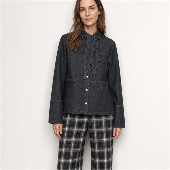 Levete Room LR-TITUS 2 Skjorte, Mid Blue Denim